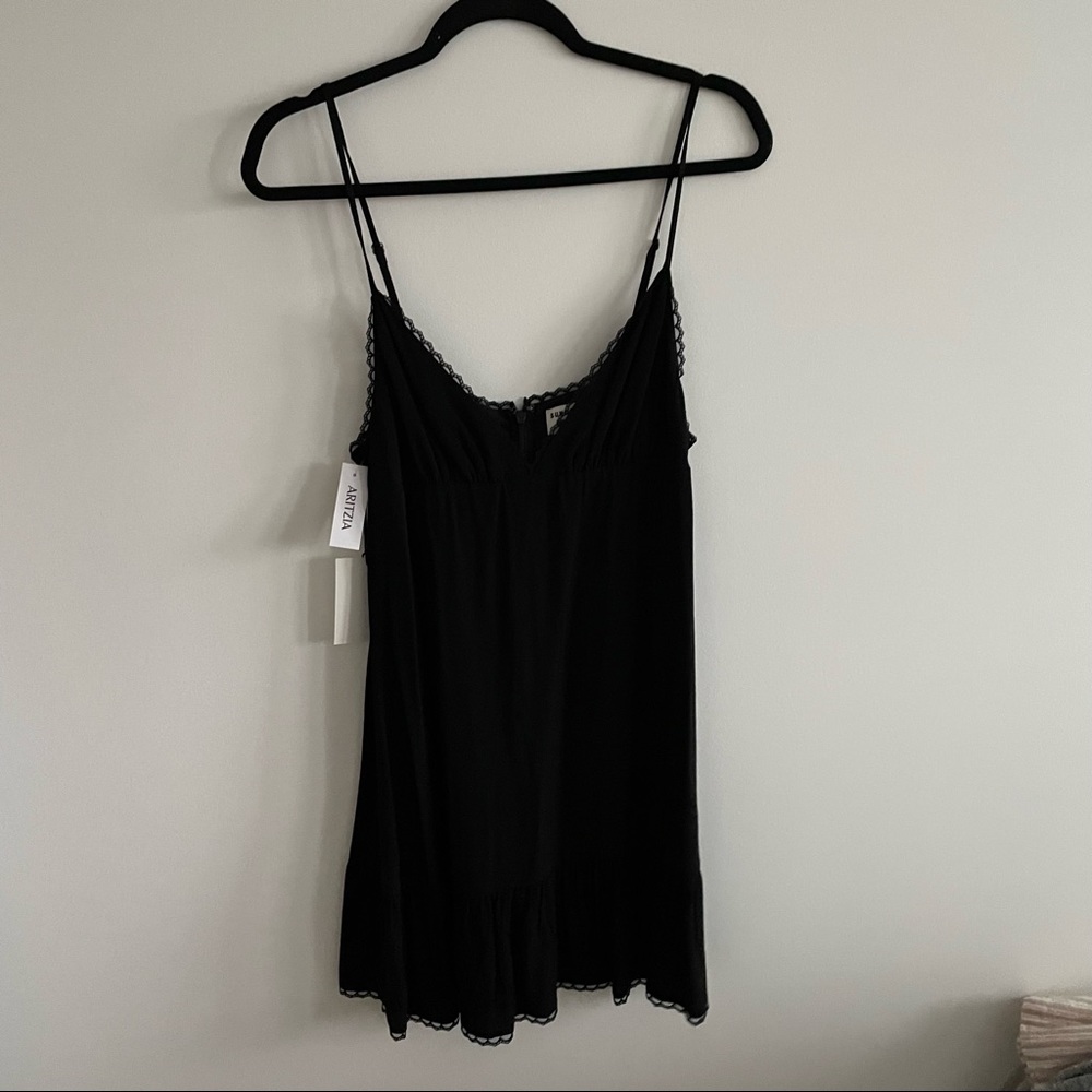 Black Sunday Best Dress with Lace Detail NEW W TAGS